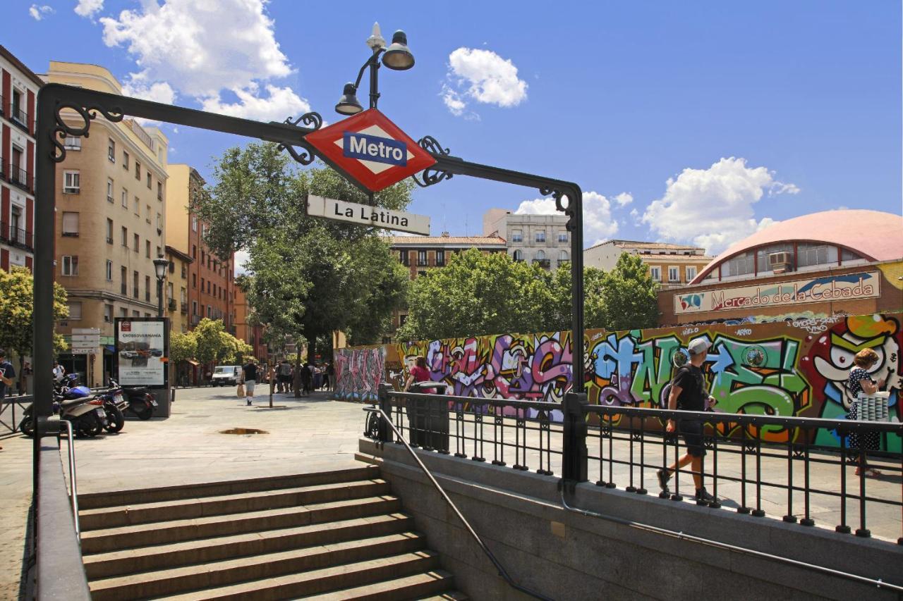 Ferienwohnung Latina Plaza Madrid Exterior foto
